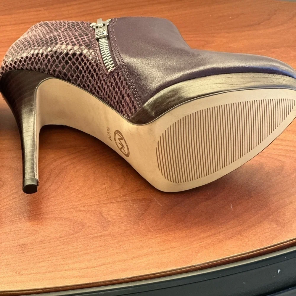 Michael Kors York booties size 5.5 dark slate (purple) brand new in box.